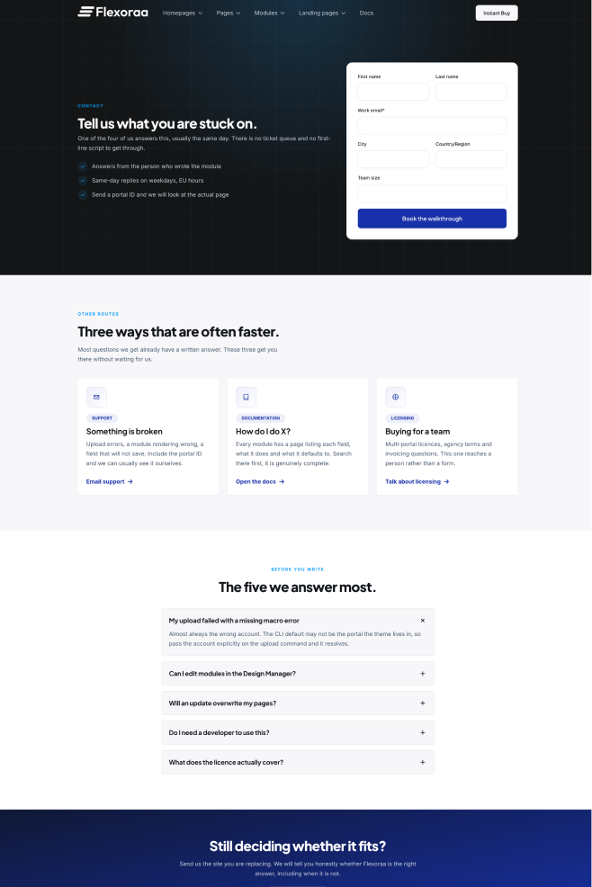 contact