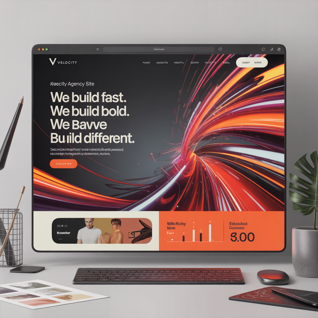 Photorealistic_digital_agency_web_design_mockup_visualization